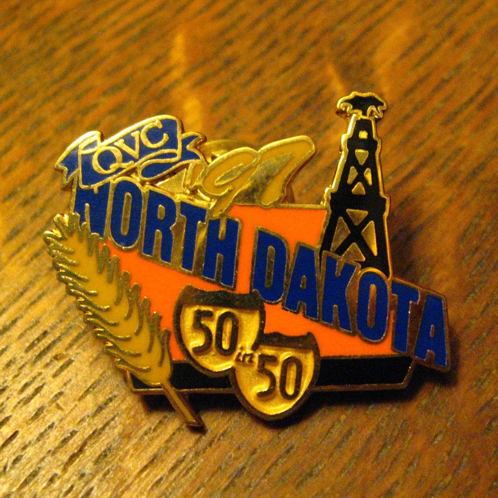 QVC North Dakota 1997 Vintage Lapel Pin